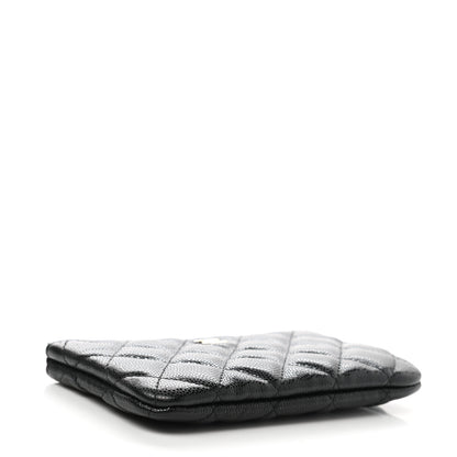 Chanel Caviar Quilted Small Cosmetic Case Black 4 of 8