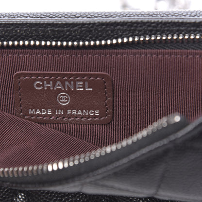 Chanel Caviar Quilted Zip Phone Case Black 8 of 14