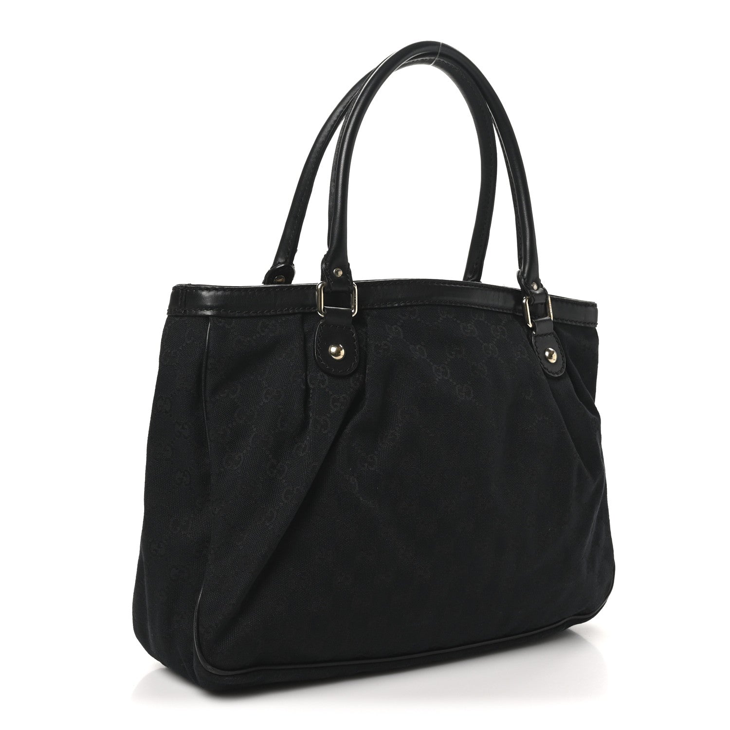 Gucci Monogram Medium Sukey Top Handle Tote Black 3 of 10