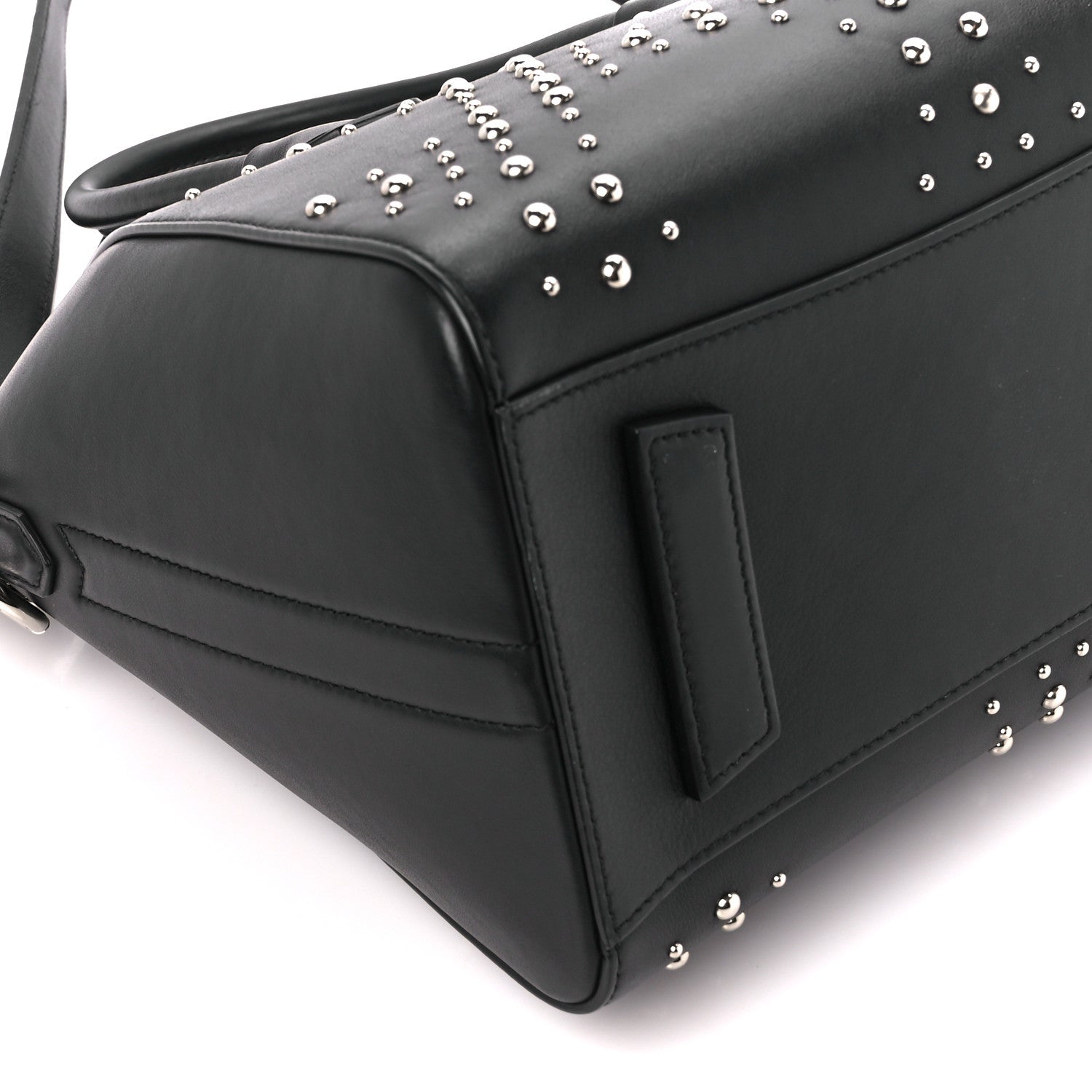 Givenchy Smooth Calfskin Small Studded Antigona Black 9 of 10