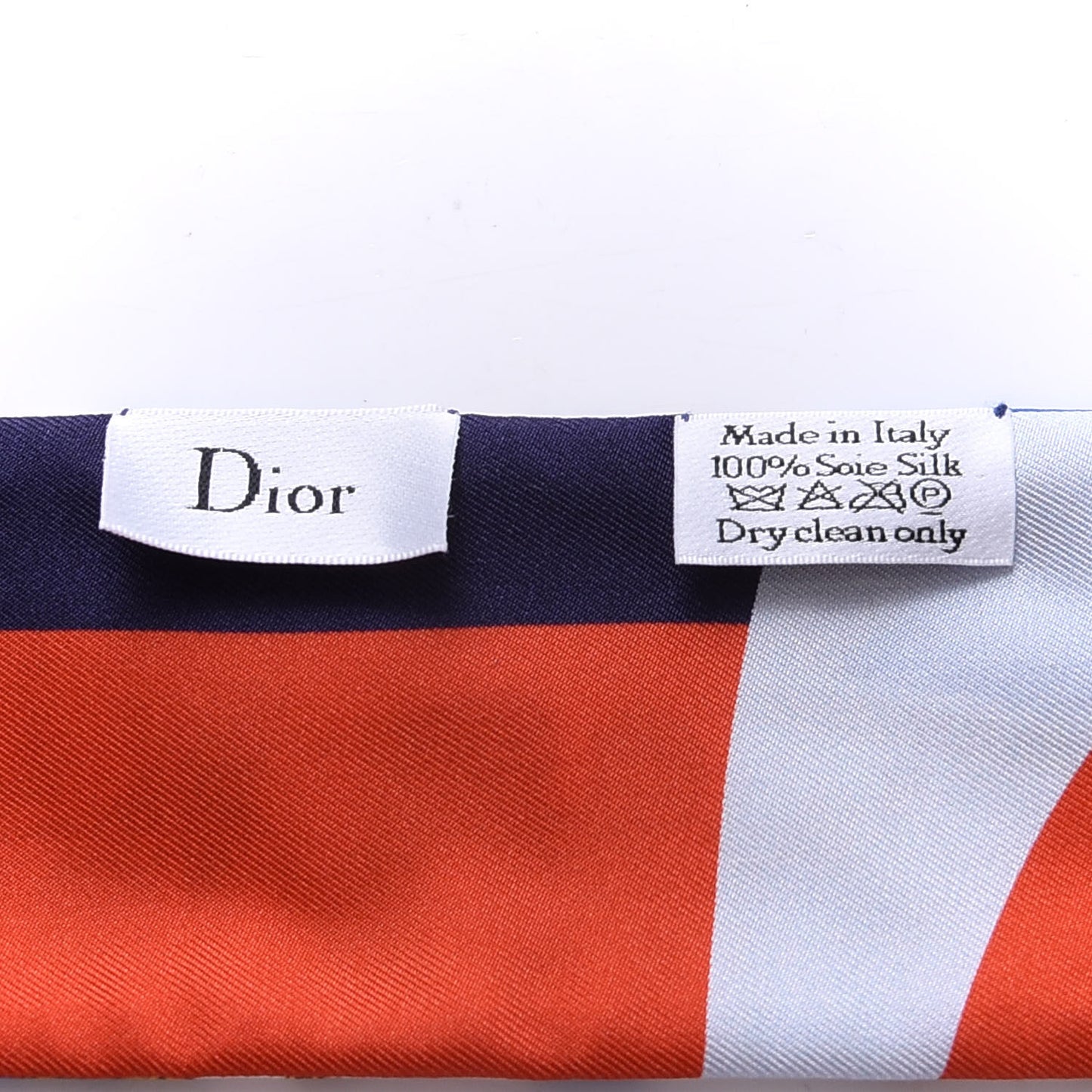 Silk ABCDior T Mitzah Scarf Blue