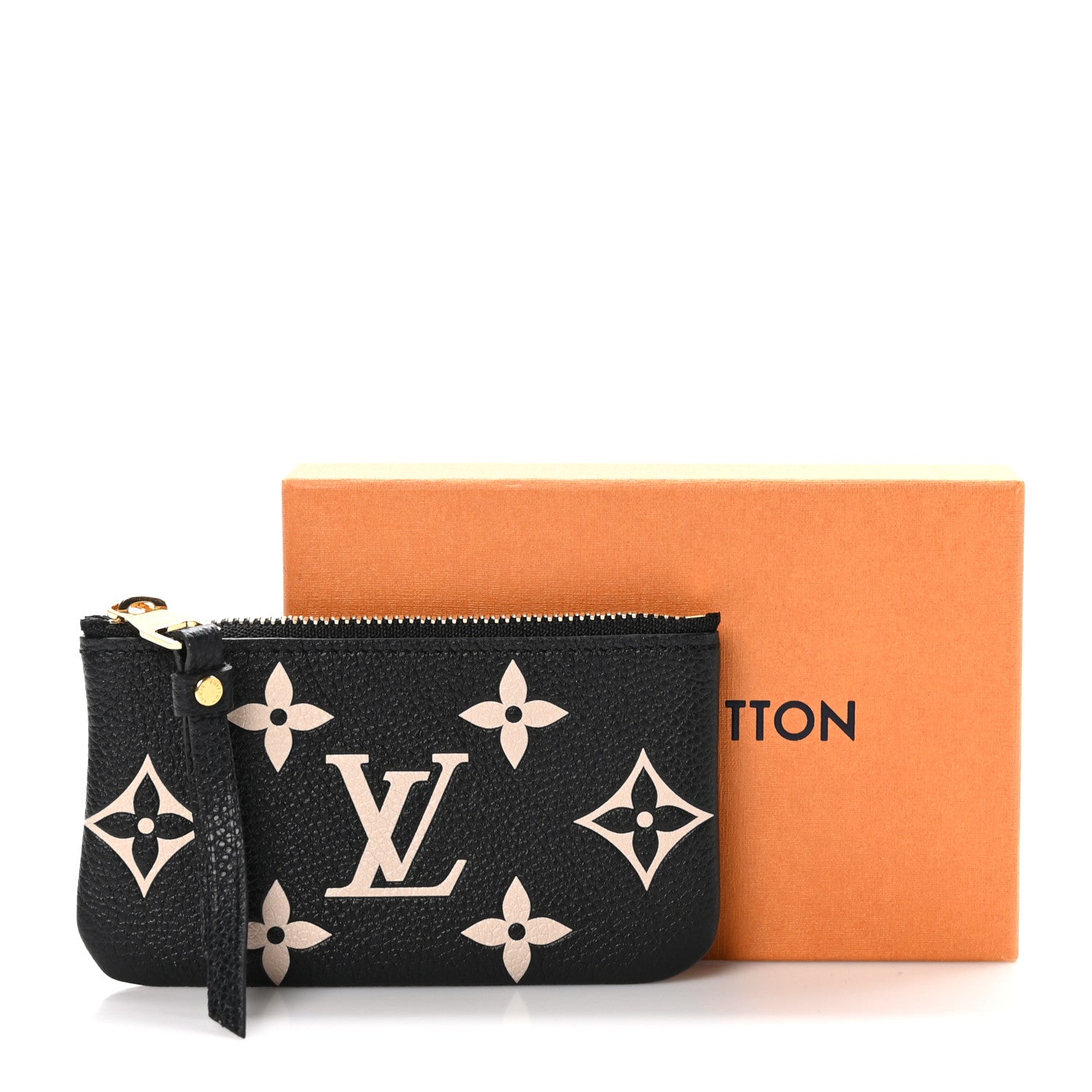 Louis Vuitton Empreinte Monogram Giant Key Pouch Black Beige 8 of 8