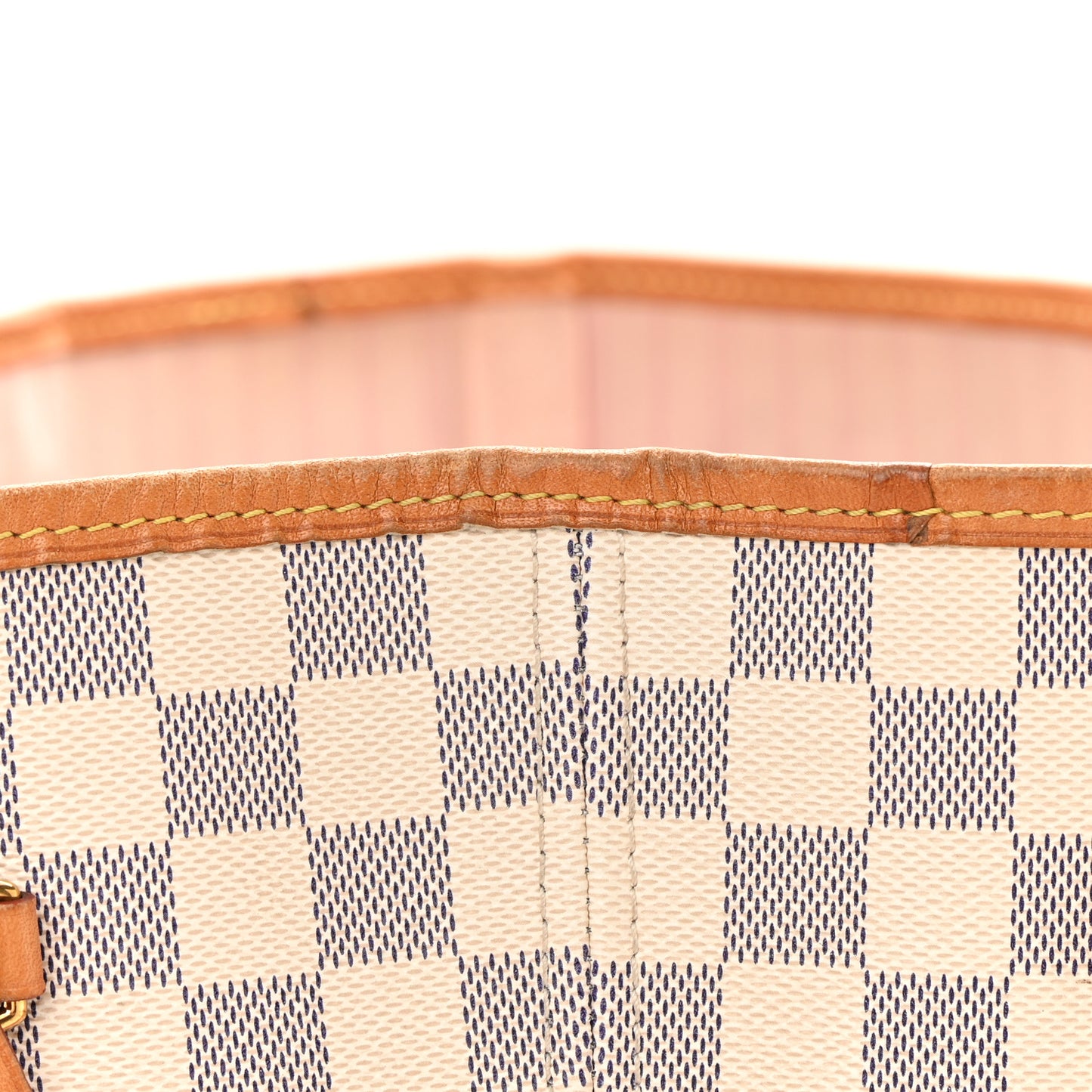 Damier Azur Neo Neverfull MM Rose Ballerine