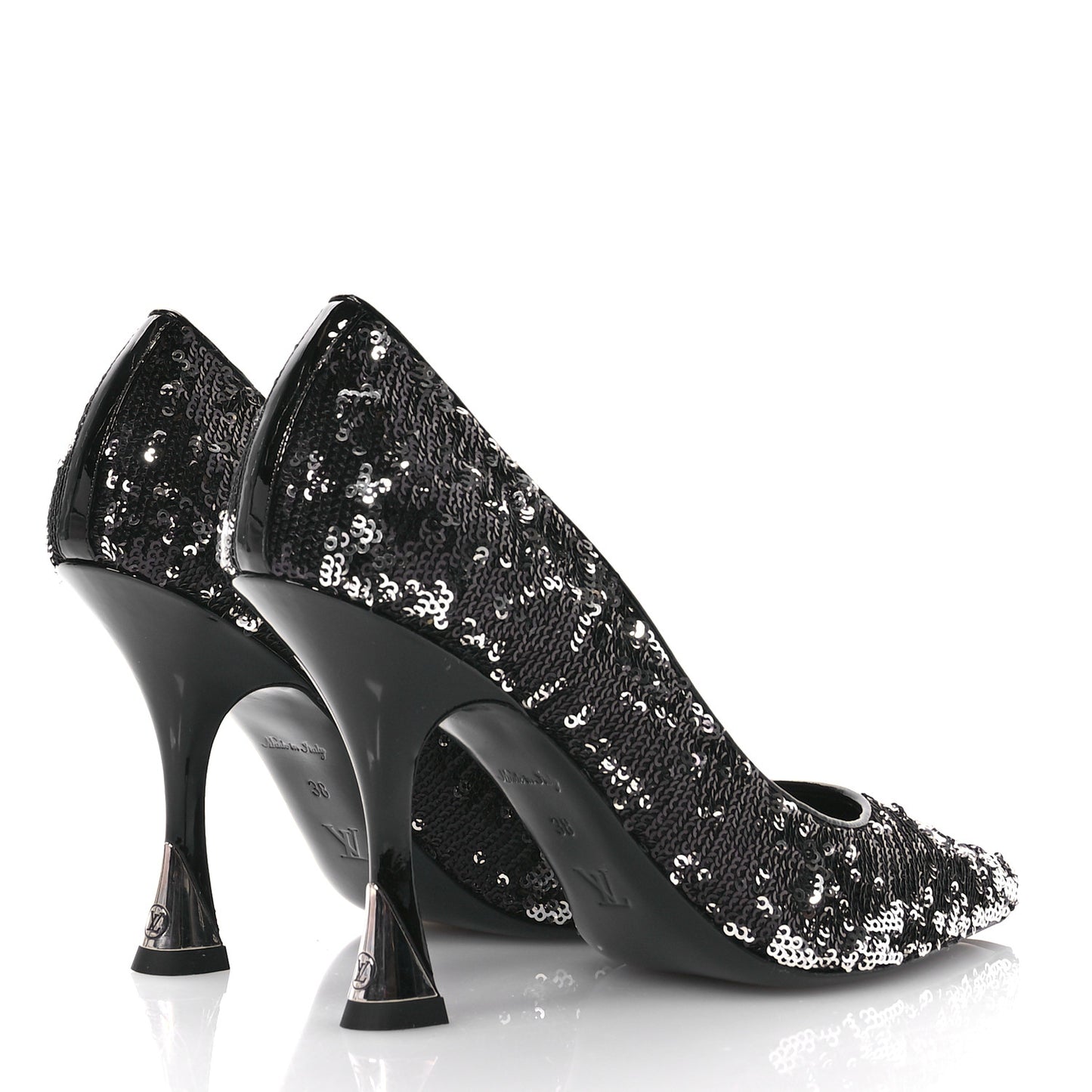 Sequin Sparkle Pumps 38 Argent