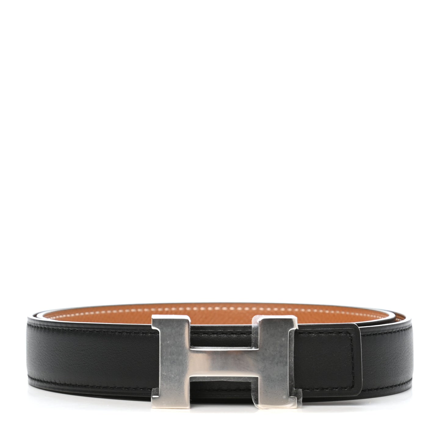 Swift Epsom 24mm Mini Constance H Belt 75 Black Gold