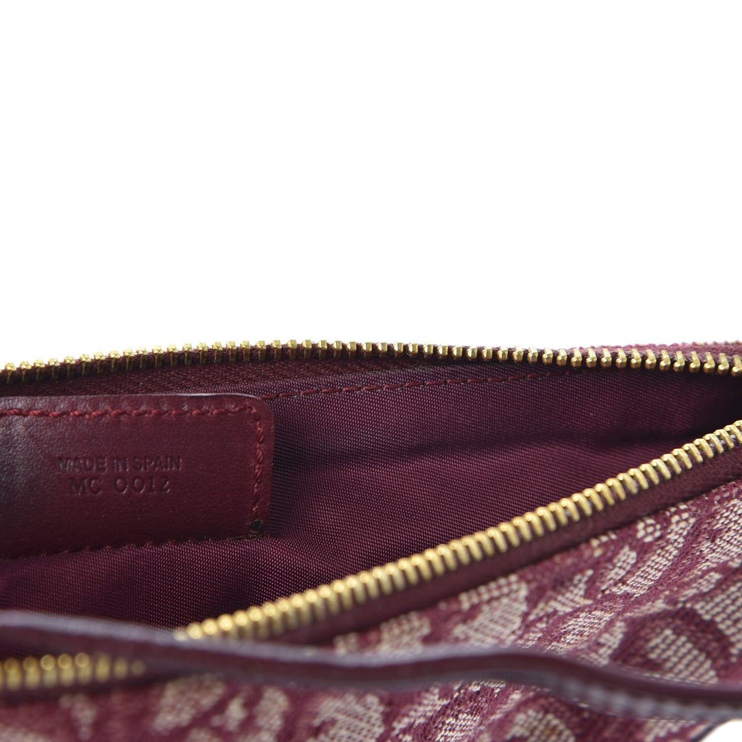 Monogram Mini Saddle Pochette Burgundy