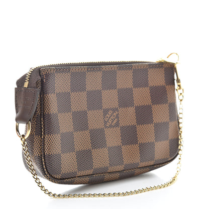 Louis Vuitton Damier Ebene Mini Pochette Accessories 3 of 8