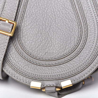 Chloe Calfskin Mini Marcie Round Crossbody Bag Cashmere Grey 11 of 11