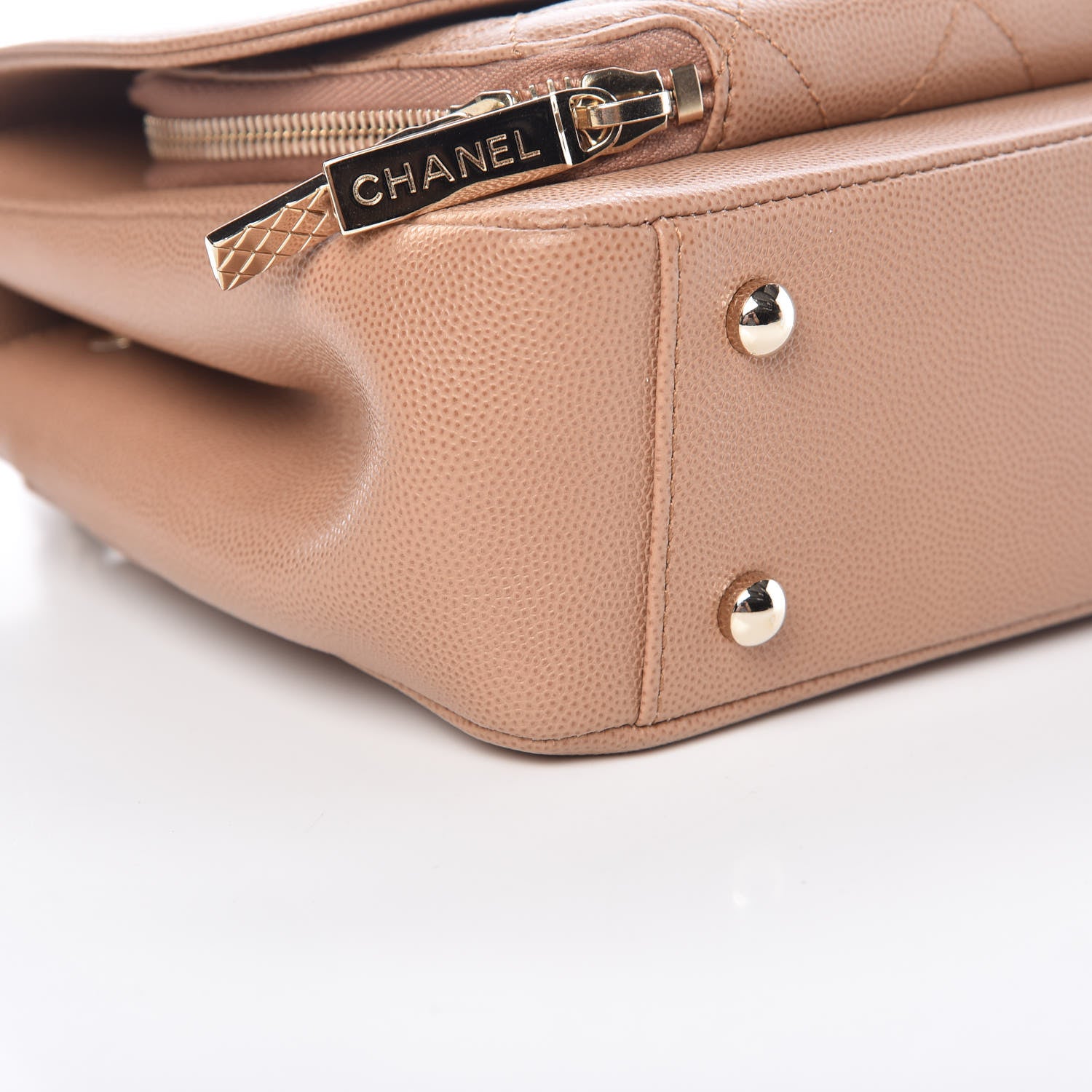 Chanel Caviar Quilted Small Business Affinity Flap Camel 5 of 10