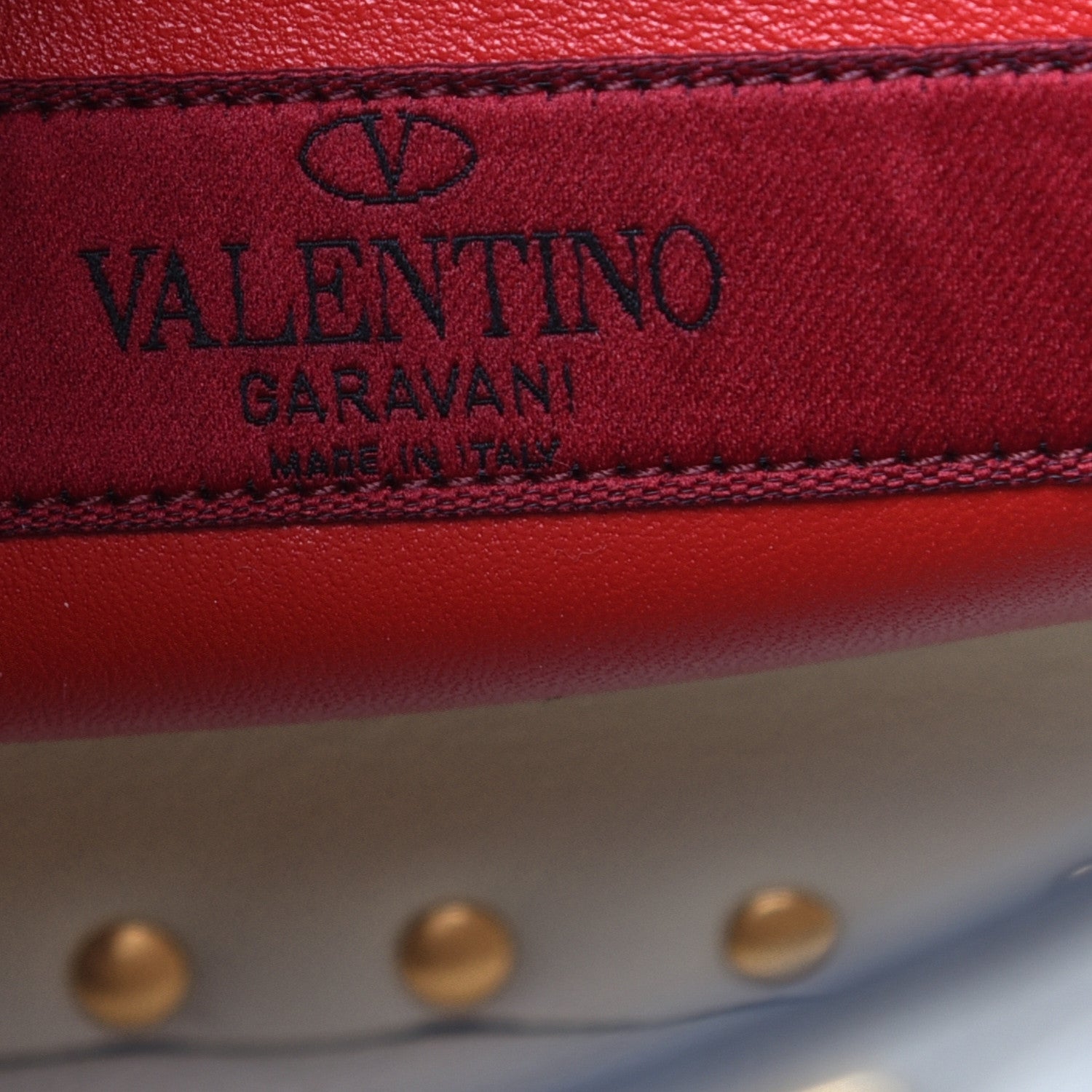 Valentino Garavani Lambskin Leopard Print Medium Rockstud Spike Shoulder Bag Ivory 6 of 8