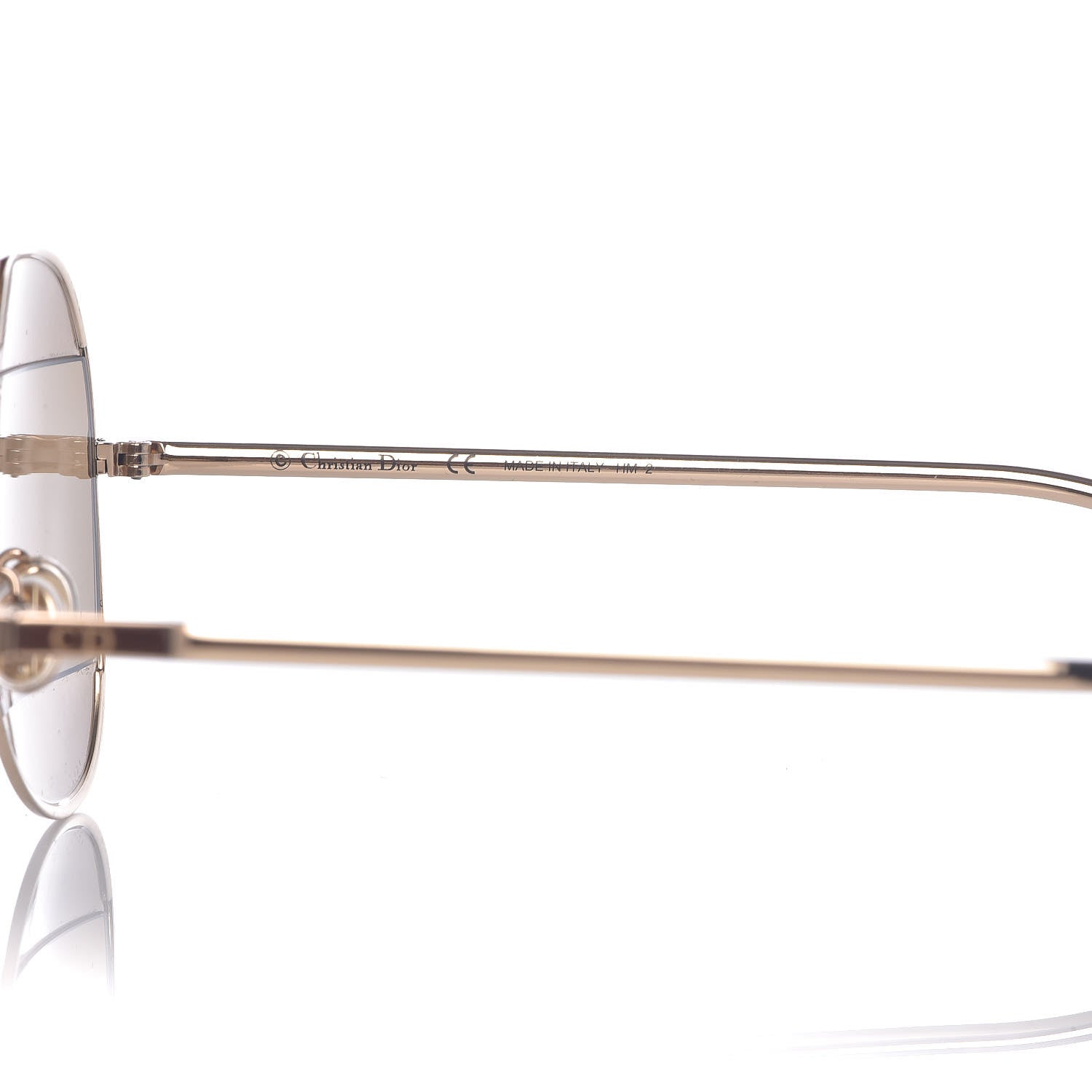 Christian Dior Split 1 Aviator Sunglasses Gold 6 of 7