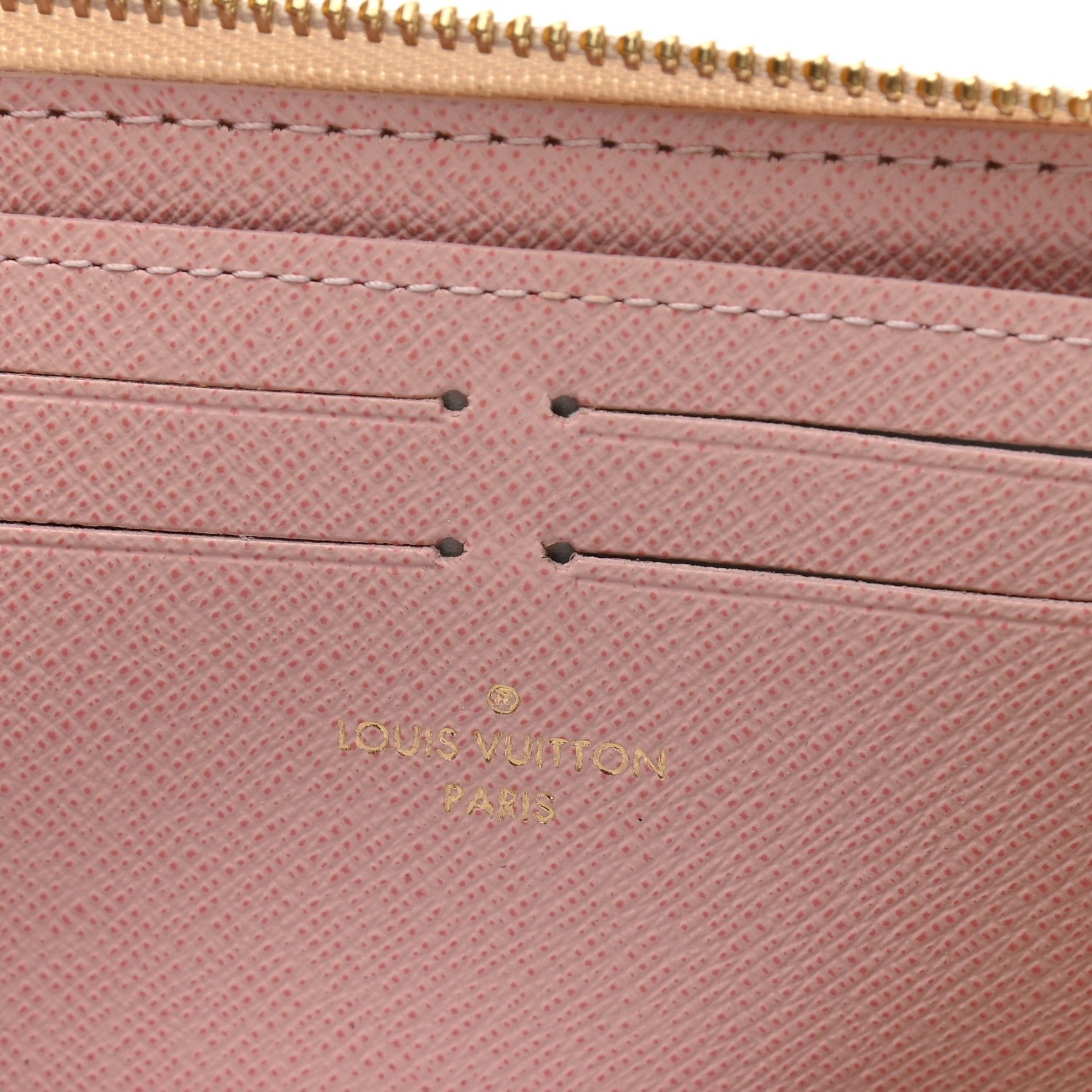 Louis Vuitton Damier Azur Clemence Wallet Rose Ballerine 6 of 8