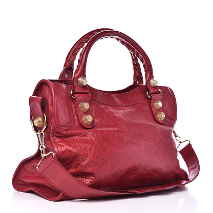 Balenciaga Agneau Giant 12 Gold Hardware City Pourpre 3 of 10