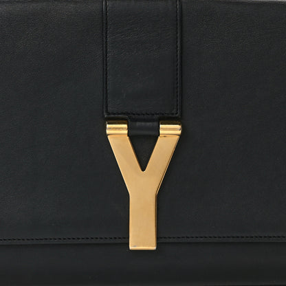 Saint Laurent Calfskin Classic Y Ligne Clutch Black 8 of 12