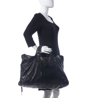 Balenciaga Agneau Classic Hardware Weekender Black 2 of 23