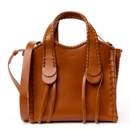 Chloe Calfskin Small Mony Tote Caramel 1 of 14