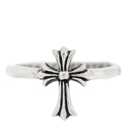 Chrome Hearts Sterling Silver Bubblegum Cross Ring 60 9 1 of 4