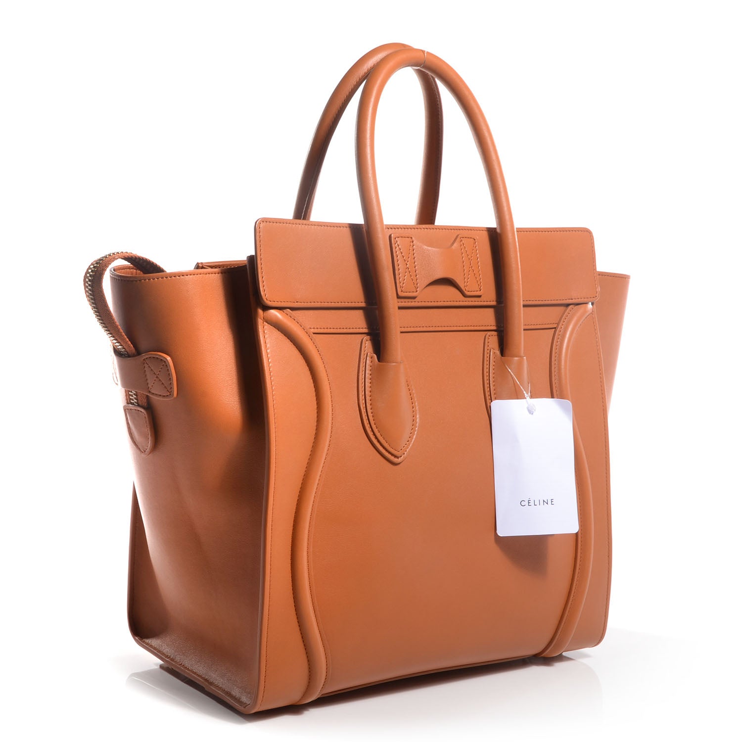 Celine Smooth Calfskin Mini Luggage Bag Light Copper 3 of 8