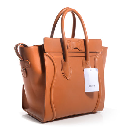 Celine Smooth Calfskin Mini Luggage Bag Light Copper 3 of 8