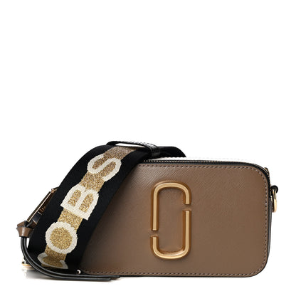 Marc Jacobs Saffiano Small Snapshot Camera Bag Sandcastle 1 of 14