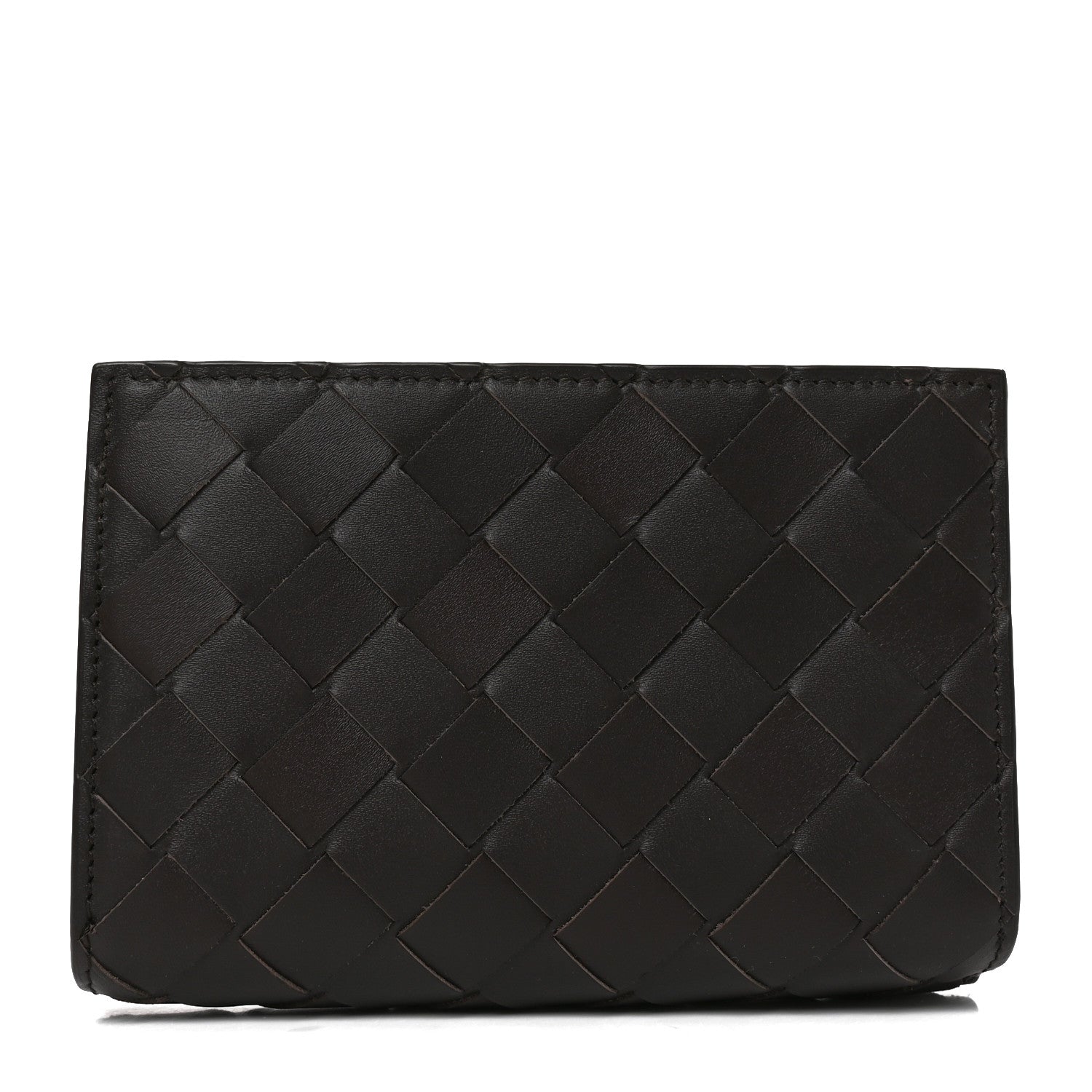 Bottega Veneta Nappa Intrecciato Bifold Zip Wallet Shadow Olive Oil 1 of 7