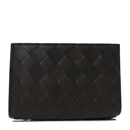 Bottega Veneta Nappa Intrecciato Bifold Zip Wallet Shadow Olive Oil 1 of 7