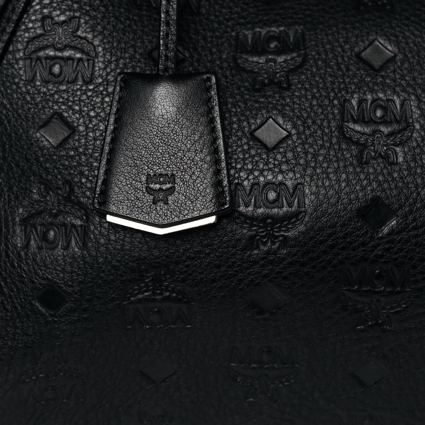 Calfskin Ottomar Monogram Large Essential Tote Black