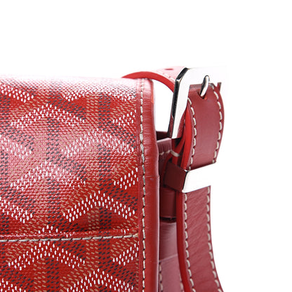 Goyard Goyardine Belvedere MM Messenger Bag Red 17 of 17