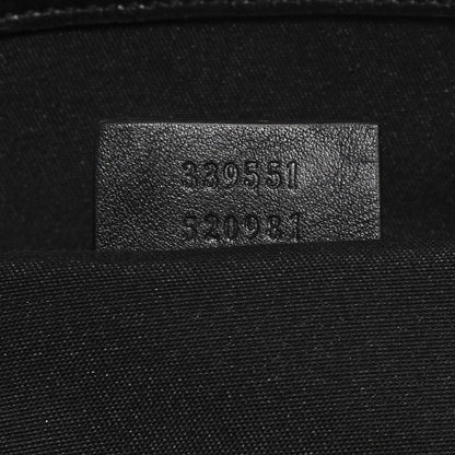 Gucci Guccissima Large GG Charm Convertible Dome Satchel Black 7 of 7