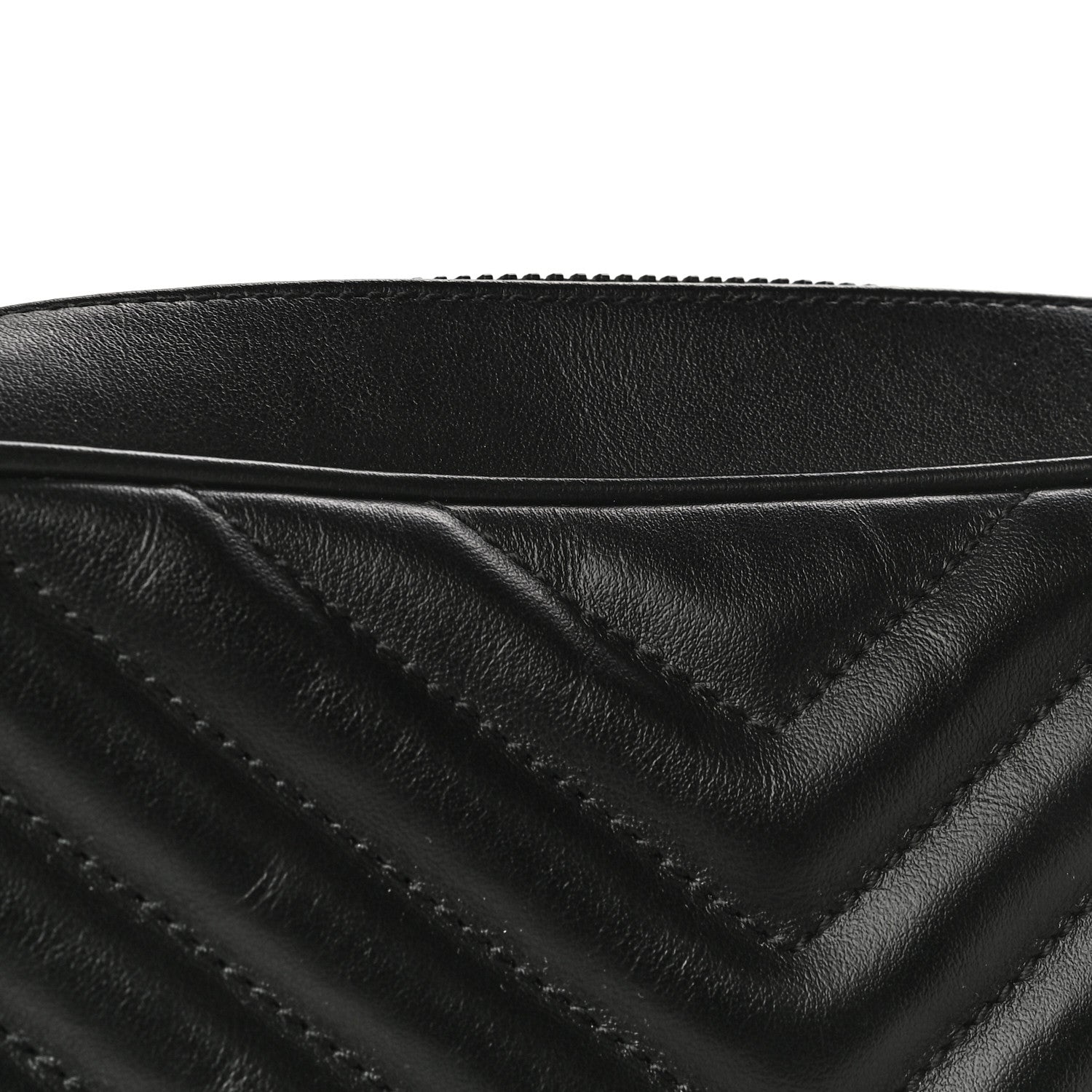 Saint Laurent Calfskin Matelasse Monogram Lou Camera Bag Black 11 of 15
