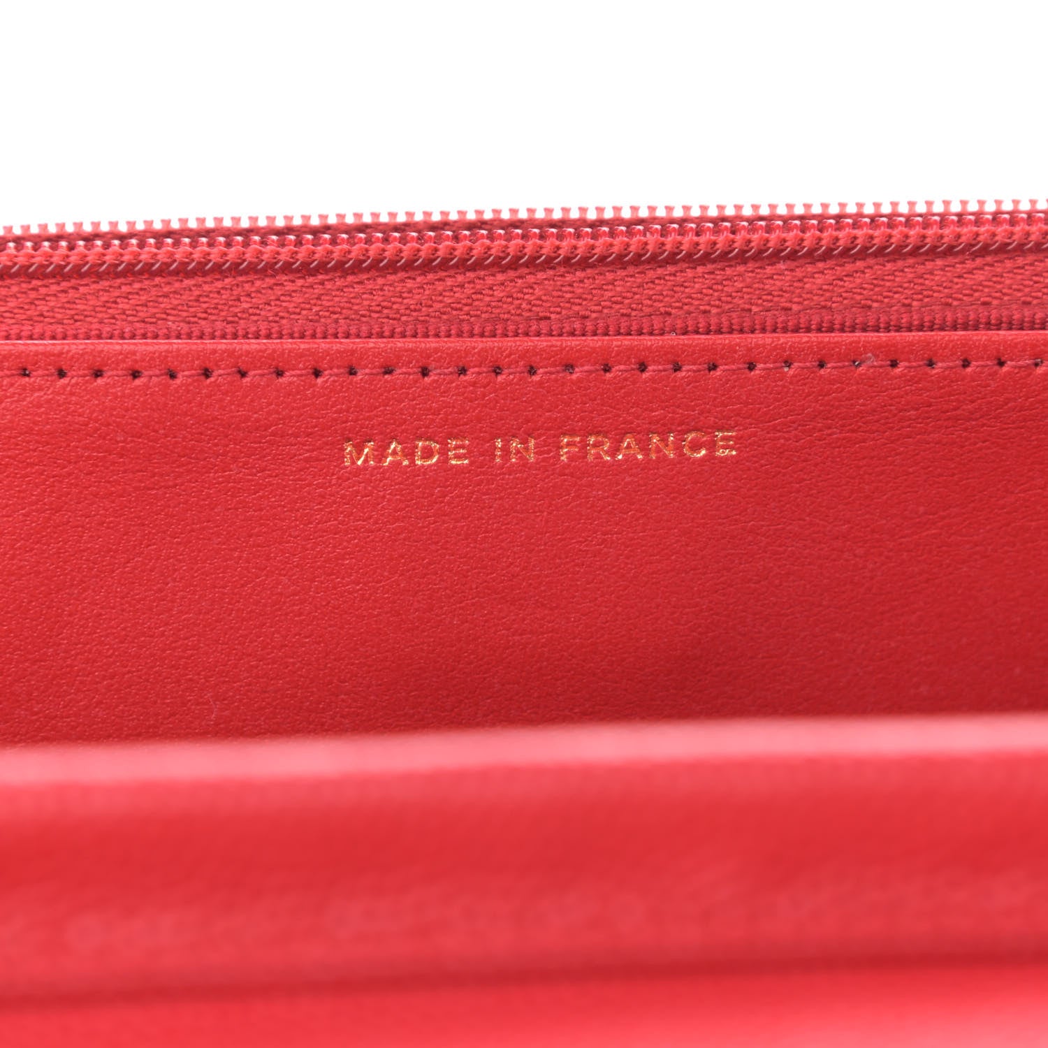 Chanel Caviar Quilted Wallet On Chain WOC Red 7 of 12