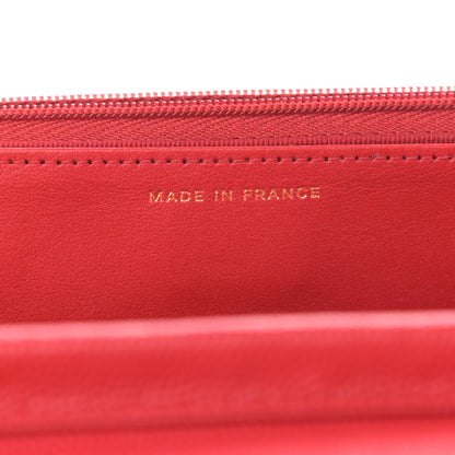 Chanel Caviar Quilted Wallet On Chain WOC Red 7 of 12
