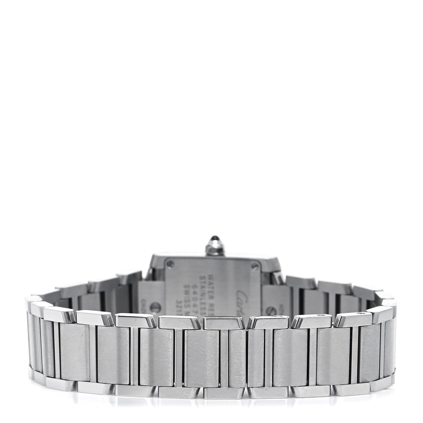 Stainless Steel 20mm Tank Francaise Quartz Watch