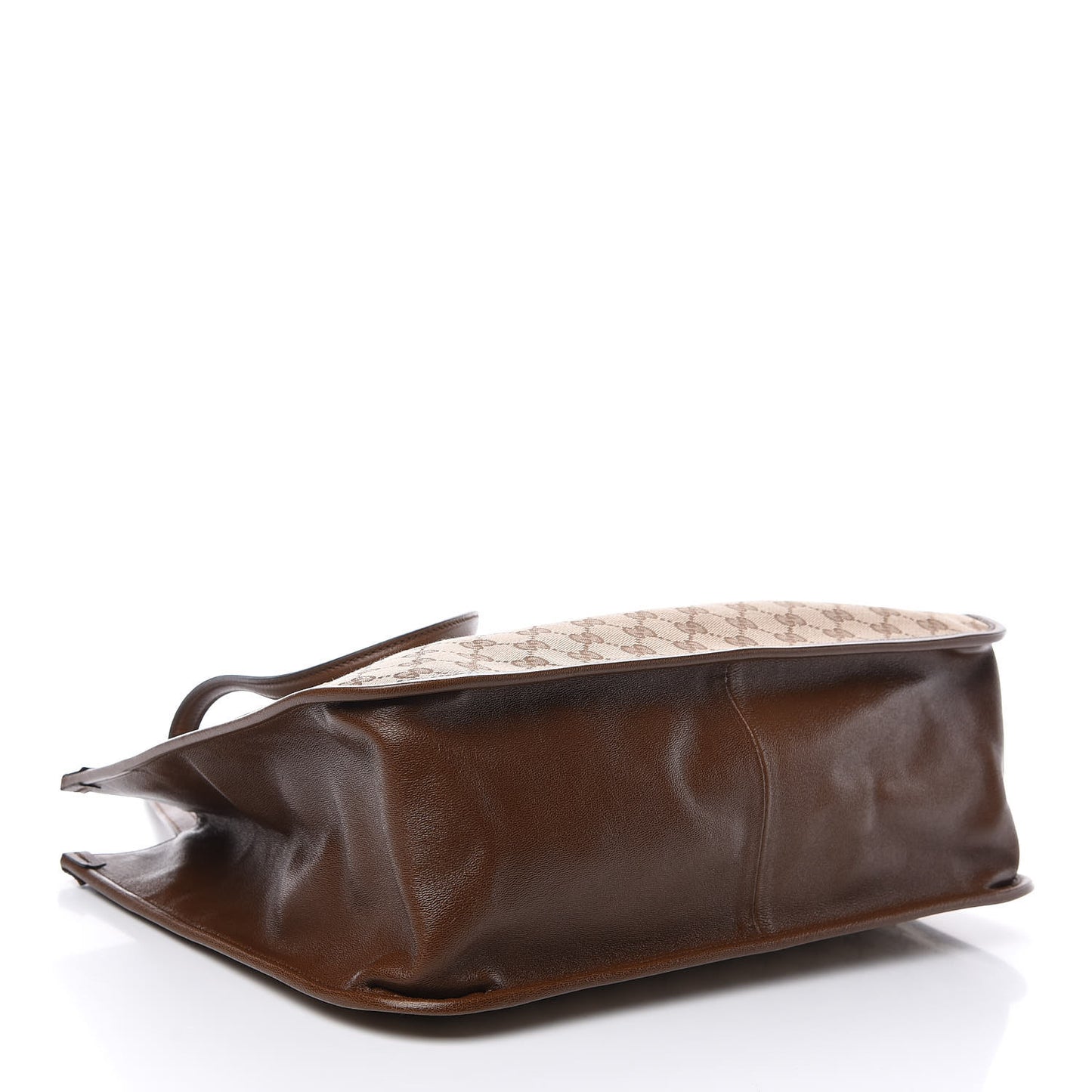 Monogram Horsebit 1955 Tote Bag Beige Brown Sugar