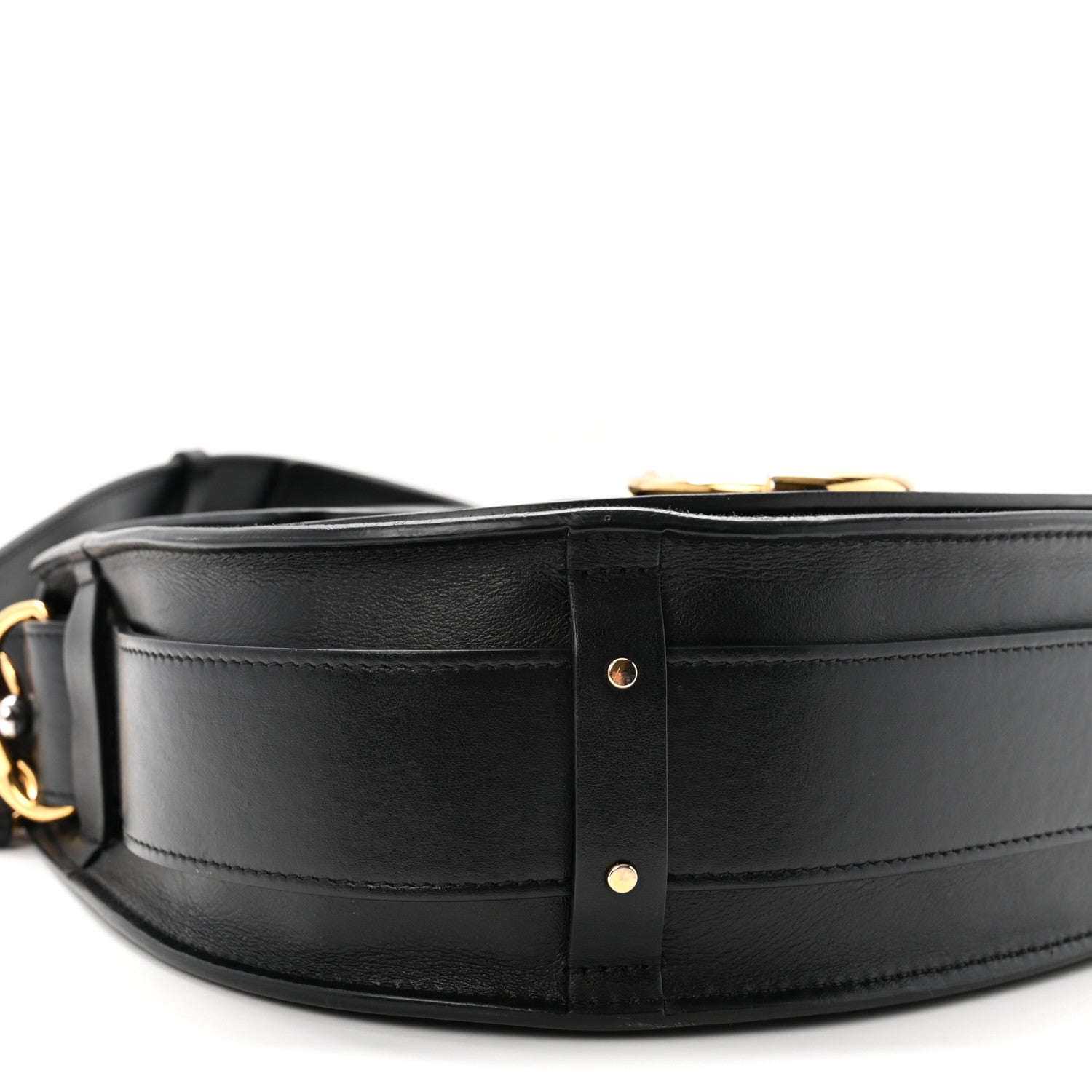 Chloe Calfskin Suede Large Tess Bag Black 8 of 9