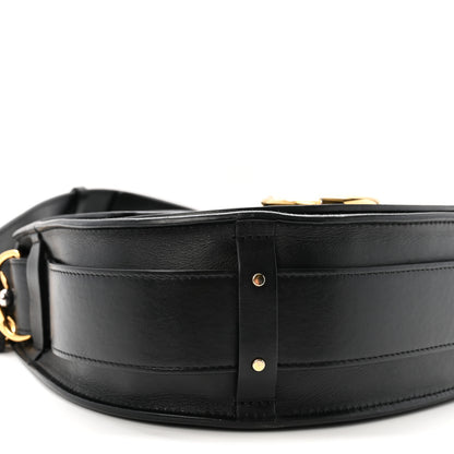 Chloe Calfskin Suede Large Tess Bag Black 8 of 9