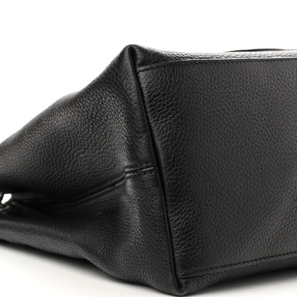 Gucci Pebbled Calfskin Studded Medium Soho Chain Shoulder Bag Black 9 of 14