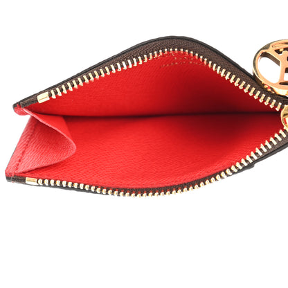 Louis Vuitton Monogram Zipped Romy Card Holder Red 5 of 6
