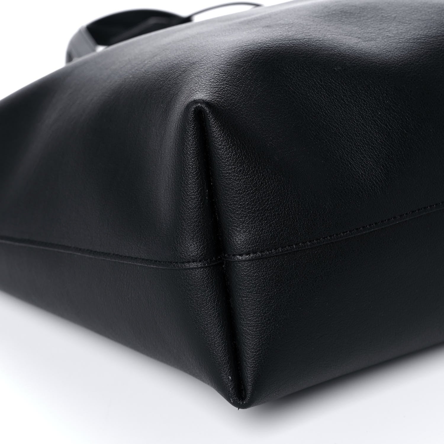 Saint Laurent Calfskin Large Shopping Tote Black 7 of 10