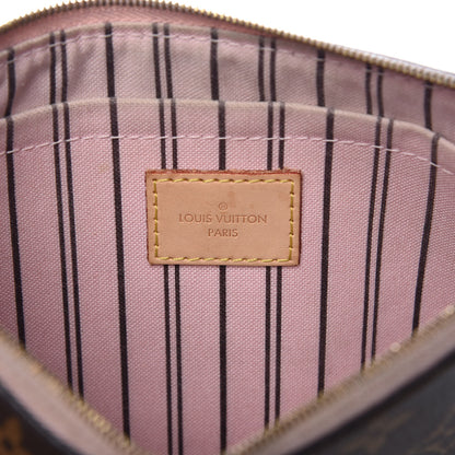 Louis Vuitton Monogram Neverfull MM GM Pochette Rose Ballerine 6 of 12
