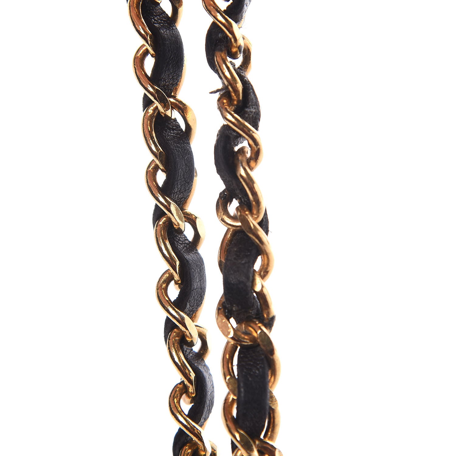 Chanel Lambskin Chain CC Medallion Belt Black Gold 9 of 9