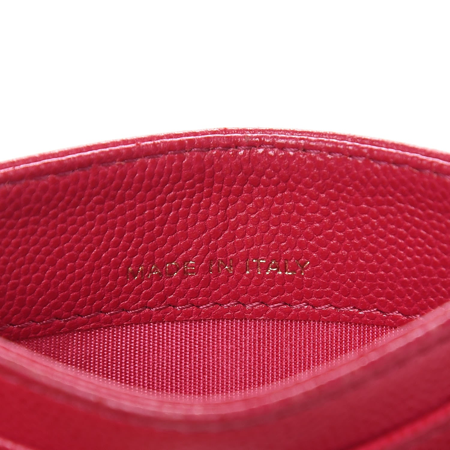 Chanel Caviar Camellia Embossed Card Holder Fuchsia 7 of 12