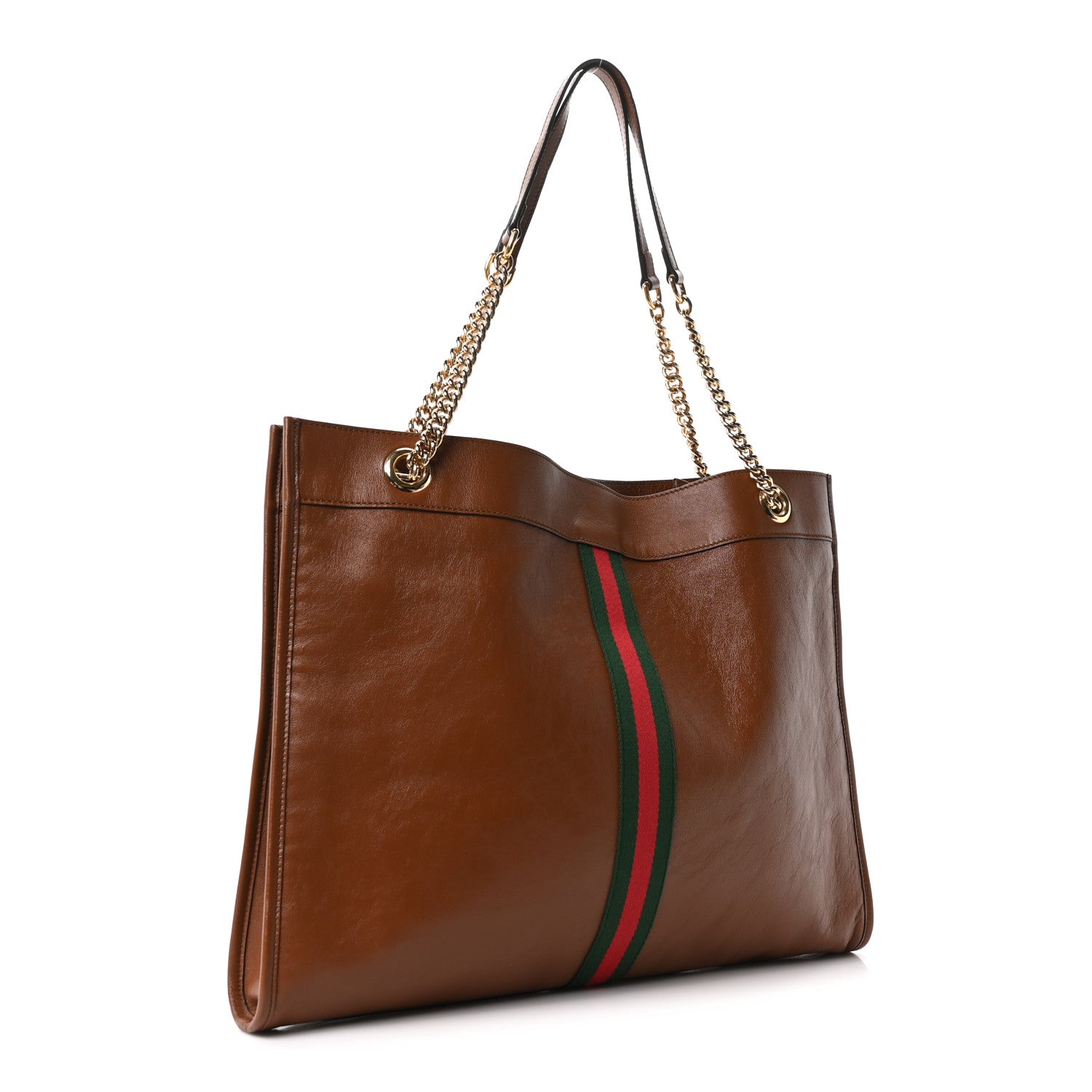 Gucci Calfskin Large Rajah Chain Tote Cuir 4 of 11