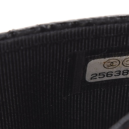 Chanel Caviar Quilted Flap Card Holder Black 8 of 9
