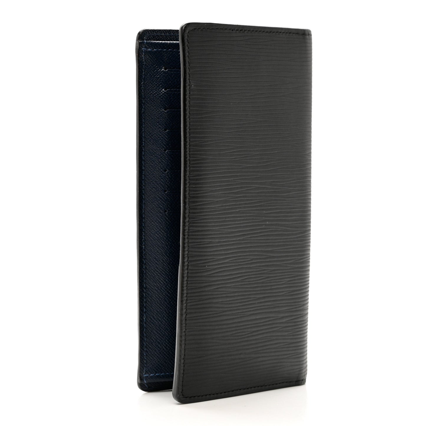 Epi LV Circle Brazza Wallet Black
