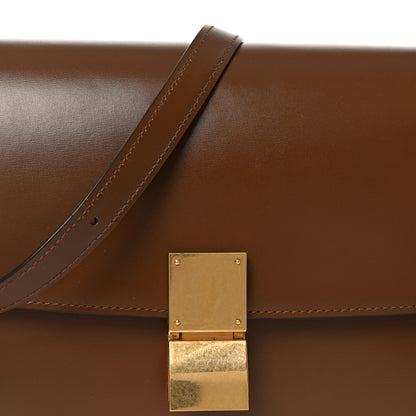 Celine Box Calfskin Medium Classic Box Flap Bag Camel 7 of 9