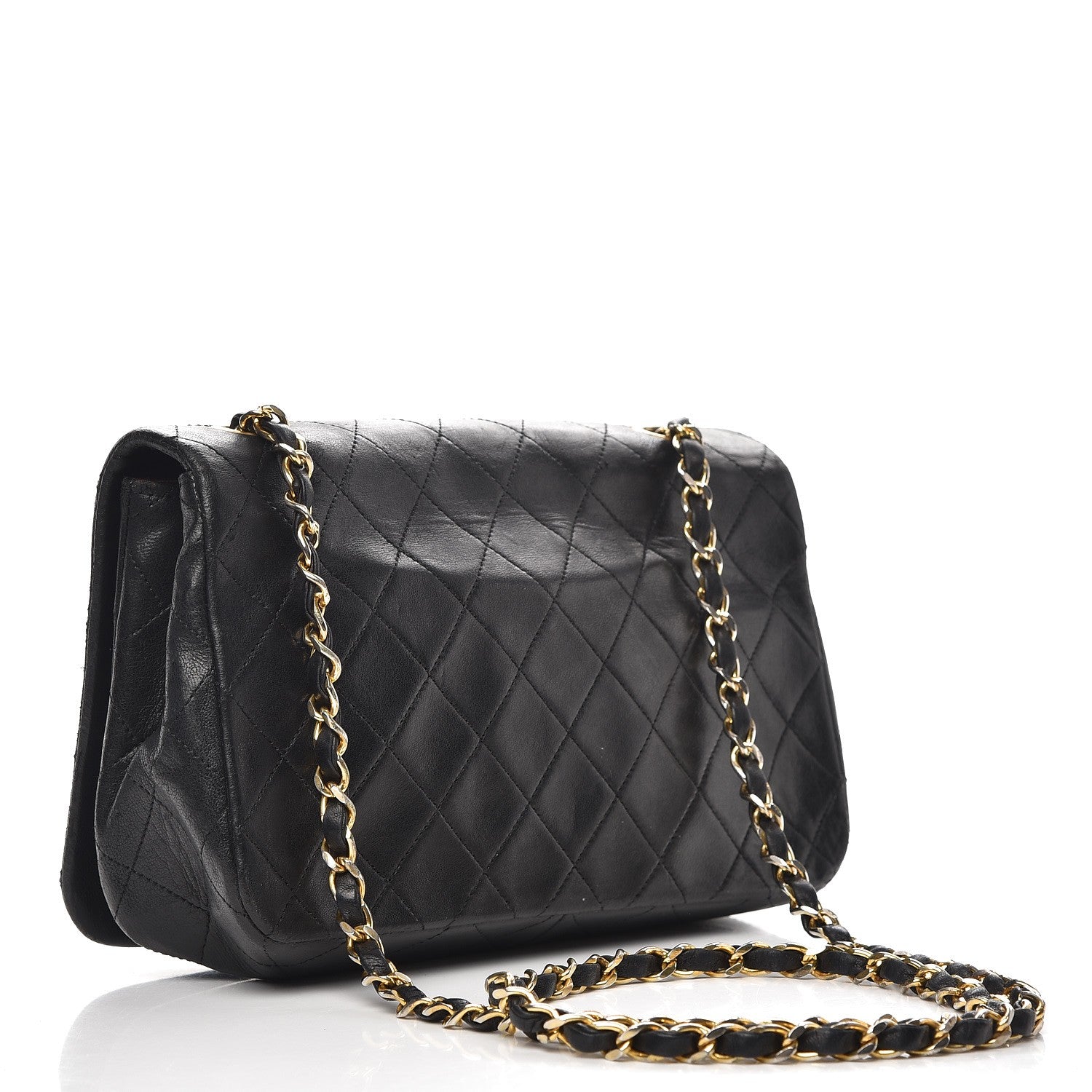 Chanel Lambskin Quilted Small Single Flap Black 15 of 18