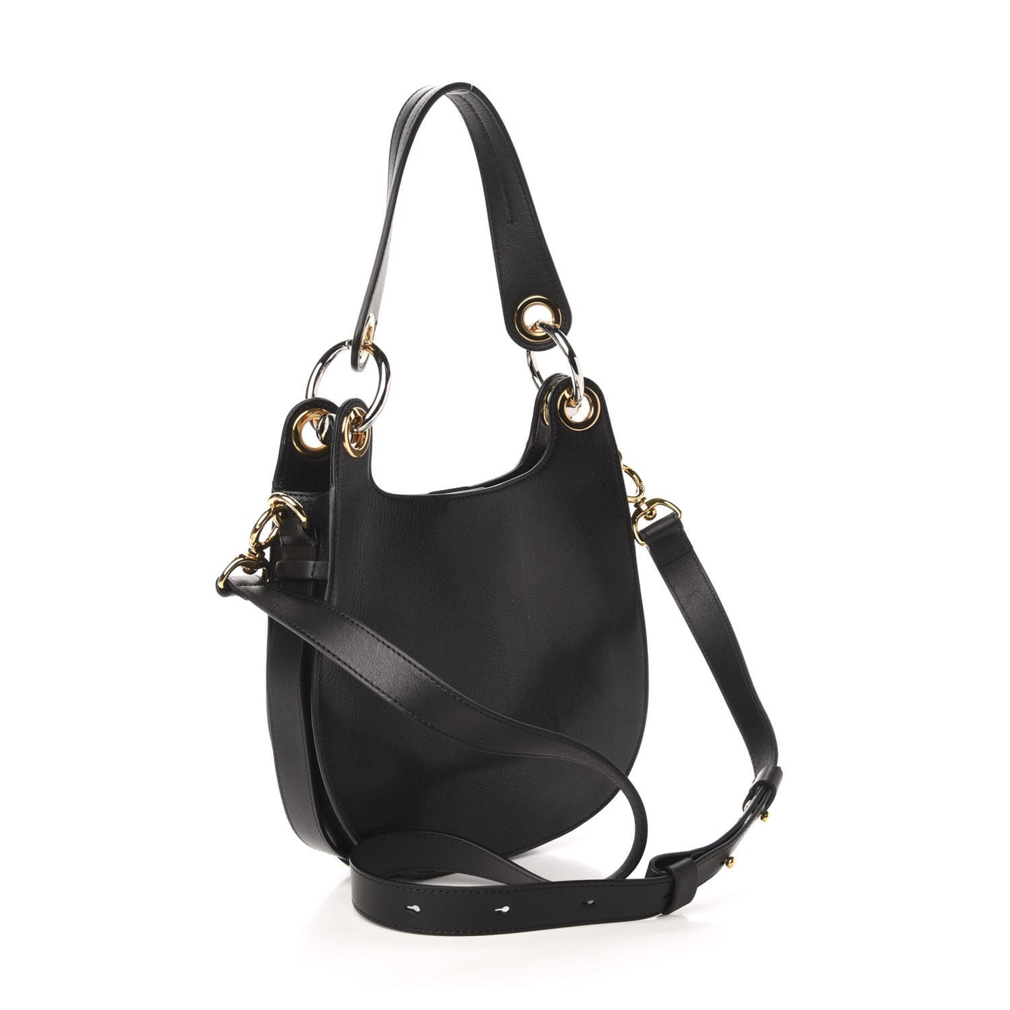 Calfskin Medium Tess Hobo Black