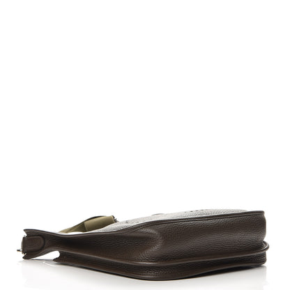 Hermes Taurillon Clemence Evelyne III PM Vert de Gris 4 of 8
