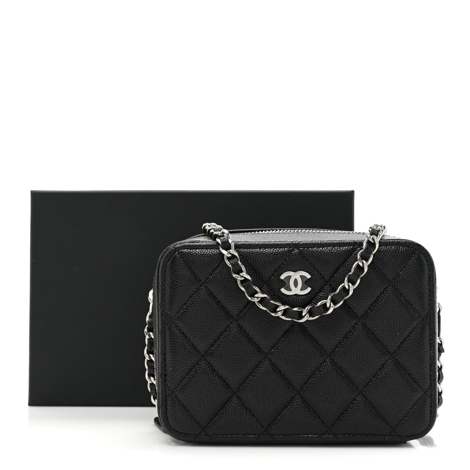 Chanel Caviar Quilted Camera Bag Black 11 of 11